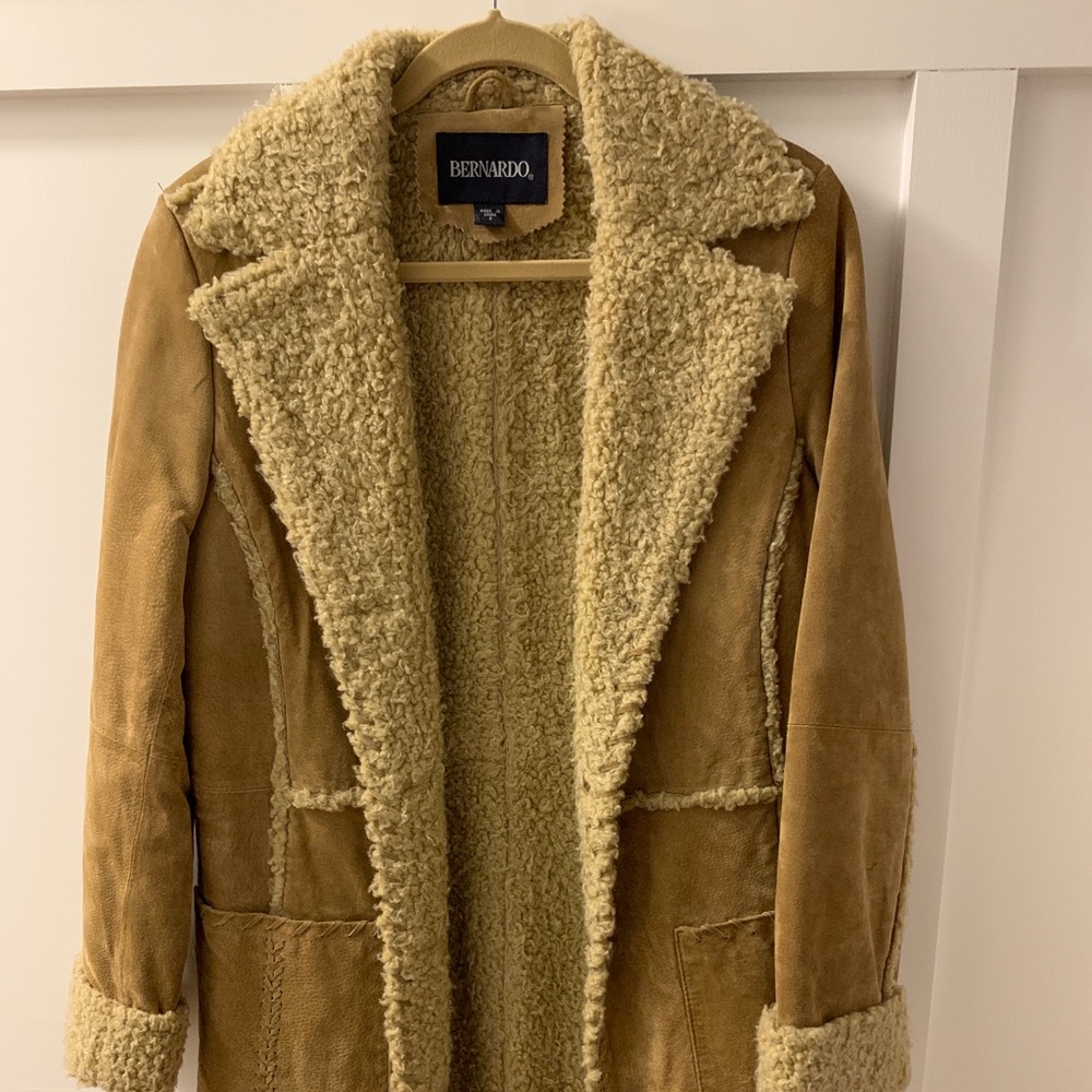 Women’s camel colored long coat
